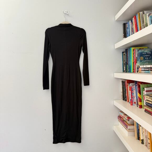Naked Wardrobe Black Maxi dress Medium - Picture 5 of 9